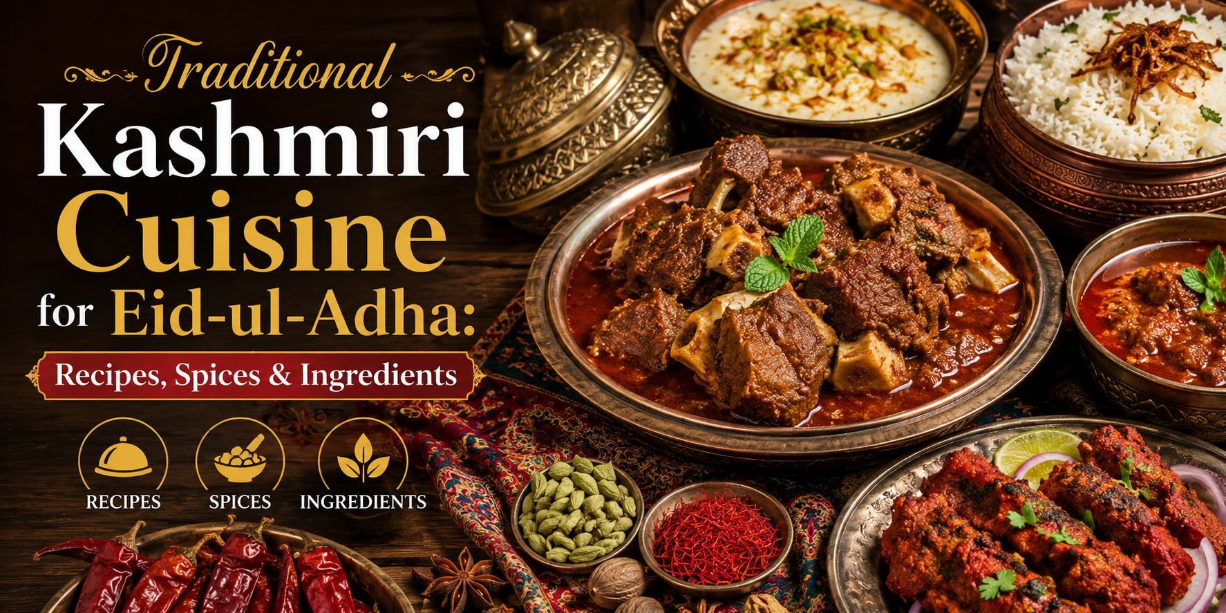 Kashmiri Cuisine for Eid-ul-Adha: Traditional Recipes, Spices & Ingredients