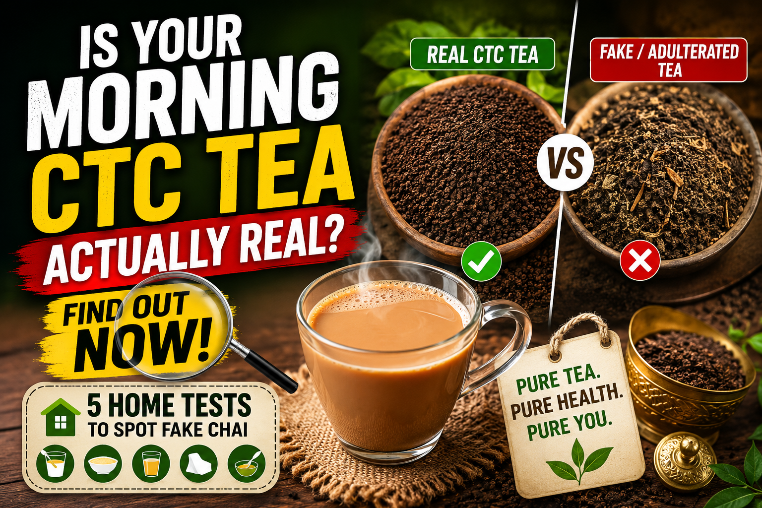 Is Your Morning CTC Tea Actually Real? Find Out Now
